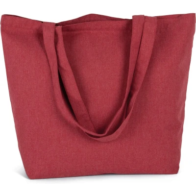 Afbeelding van Kimood Grote ‘K loop’ shopper KI5221 Hibiscus Red Jhoot