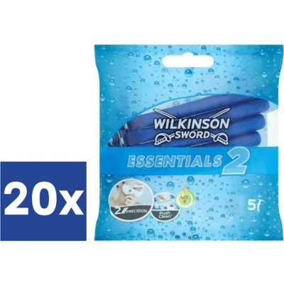 Afbeelding van 20x Wilkinson Wegwerpmesjes Men Essentials 5 st.