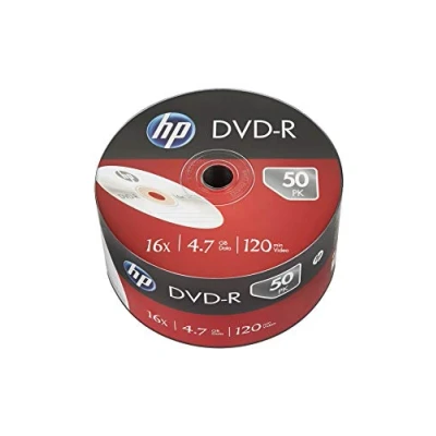 Afbeelding van Elektronische centre Spool van 50 HP Logo Branded DVD r 4,7 GB 16 x (50 PIECES OF 120 minuten recordable Bulk Pack Spool)