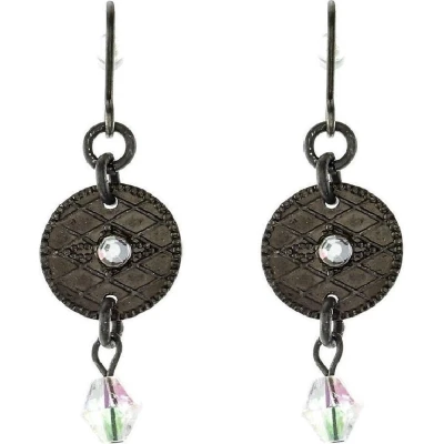 Afbeelding van Behave Vintage oorhangers oud zilver kleur