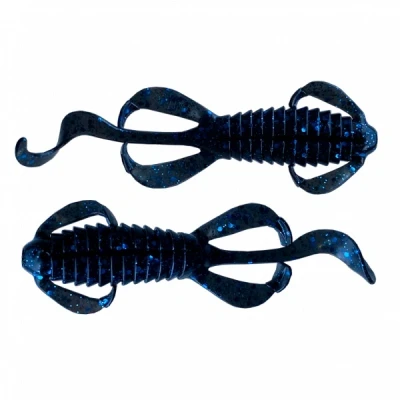 Afbeelding van Headbanger BangerLizard Black Blue Flake 10,6cm (8g) (7 stuks)