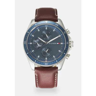 Afbeelding van Tommy Hilfiger TH1791837 Parker horloge herenhorloge Zilverkleur