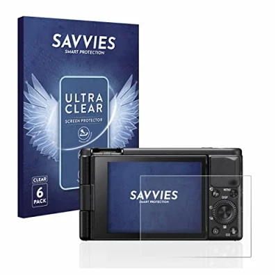 Afbeelding van Savvies Screenprotector voor Sony ZV 1 Folie Beschermfolie transparant (6 Stuks)