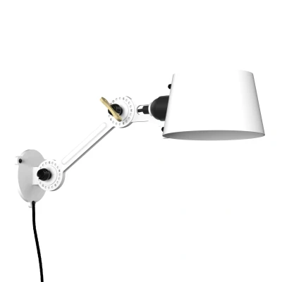 Afbeelding van Tonone Bolt Sidefit wandlamp small met stekker Pure White