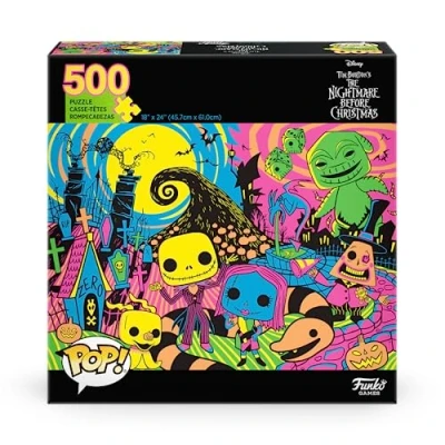 Afbeelding van Funko POP! Puzzel Disney: The Nightmare Before Christmas Jigsaw 500 stuks 45,7 cm x 61 Engels/Frans/Spaanse taal