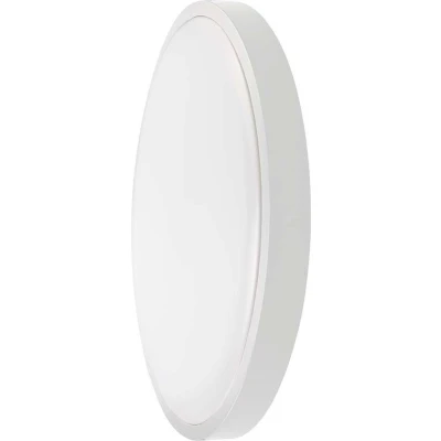 Afbeelding van V TAC VT 8630S W RD LED ronde plafonnière met sensor 420mm IP44 Wit 36W 3820 Lumen 4000K