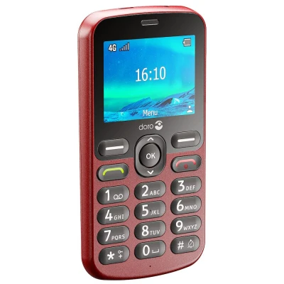 Afbeelding van Doro 1880 4G Rood mobiele telefoon