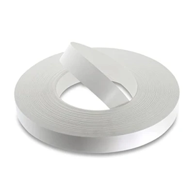 Afbeelding van WordPress® 30 mm Matwitte Melamine Voorgelijmd Fineer Kantenband Rol van 50 m Makkelijk Doe het Zelf op te Strijken Applicatie