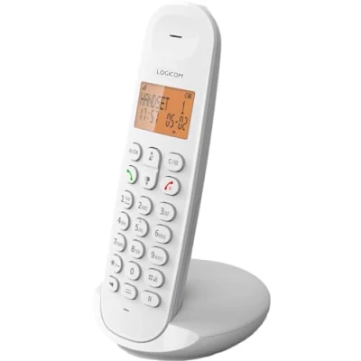Afbeelding van Logicom ILOA 150 draadloze vaste telefoon zonder antwoordapparaat solo analoge en dect telefoons wit