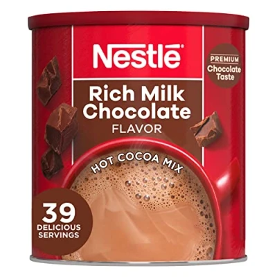 Afbeelding van NESTLE Classic Rich Milk Chocolate Hot Cocoa Mix, 27.7 oz. Canister Made with Real