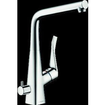 Afbeelding van Hans Grohe Hg Metris M71 1 Gr Keukenkraan 320, Stopkraan Vaatwasser Chr