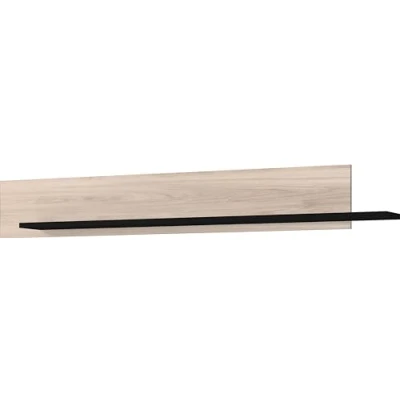 Afbeelding van Germania Cantoria Eiken / Zwart Wandplank