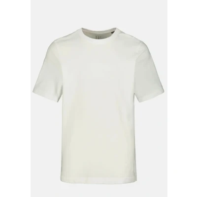 Afbeelding van JP 1880 Heren L 8XL tot 8XL, T shirt, JP1880 motief op de borst, basic ronde hals, puur katoen, donker olijf, sneeuwwit, 9XL