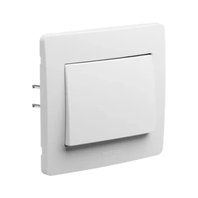 Afbeelding van wisselschakelaar standaard stopcontacten extra plat stopcontact wandcontactdoos draadloze DEBFLEX of schakelaar 16 A 250 V AC met