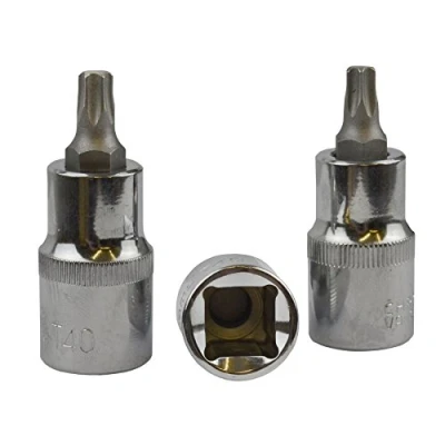 Afbeelding van Torx T40 / mannelijke ster 1/2 inch bitdoppen 3 stuks Bergen A779