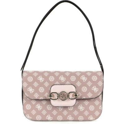Afbeelding van GUESS Schoudertas Hensely Logo Convertible Shoulder Bag Blush Multi Roze Veelkleurig