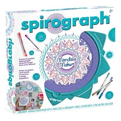 Afbeelding van Mandala Spirograph, SP201, één maat,Multi kleuren