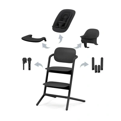 Afbeelding van Cybex LEMO 4 in 1 Kinderstoel Stunning Black