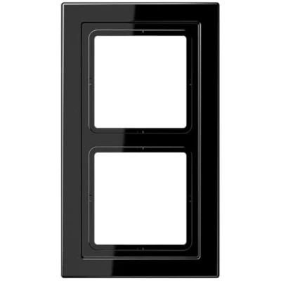 Afbeelding van JUNG AFDEKRAAM 2V ZWART 9005 LSD982SW