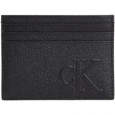 Afbeelding van Calvin Klein Jeans Sculpted Impression CARD CASE Unisex Portemonnee, Maat: One Size, Black