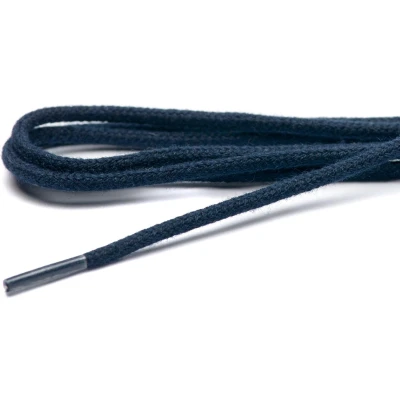 Afbeelding van Cordial Schoenveters donkerblauw rond veterlengte 120 cm 6 8 gaatjes