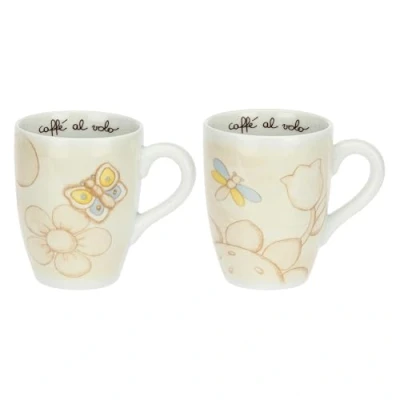 Afbeelding van THUN Set van 2 porseleinen kopjes Elegance