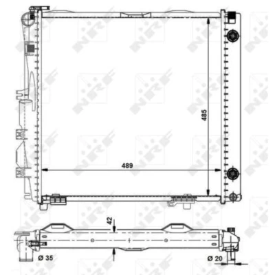 Afbeelding van Radiateur NRF 504258
