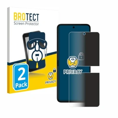 Afbeelding van BROTECT privacy screenprotector voor Motorola Razr 50 Ultra Folie Beschermfolie Blauwlichtfilter (2 Stuks)