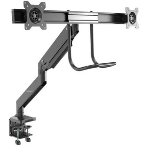 Afbeelding van StarTech.com Monitor arm voor 2 schermen heavy duty bureaudoorvoer / bureauklem bevestiging