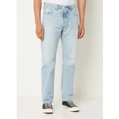 Afbeelding van Levi&#039;s heren 551 straight fit jeans met lichte wassing in de kleur Indigo, maat: W34/L34