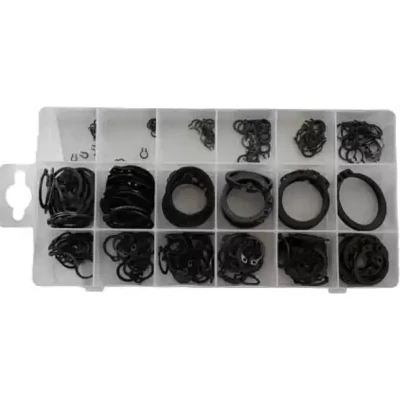 Afbeelding van Weber Tools assortiment Circlips uitwendig (zekeringsringen) van 3mm t/m 32mm.
