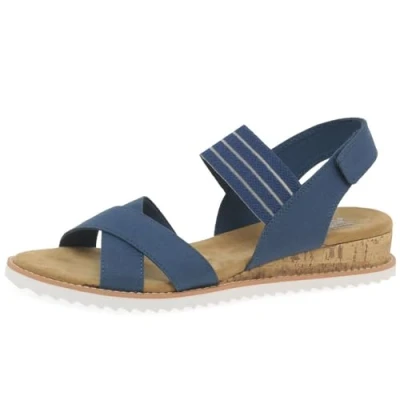 Afbeelding van Skechers Vrouwen Bob&#039;s Desert KISS SERENDIPITOUS, Navy textiel, 39 EU