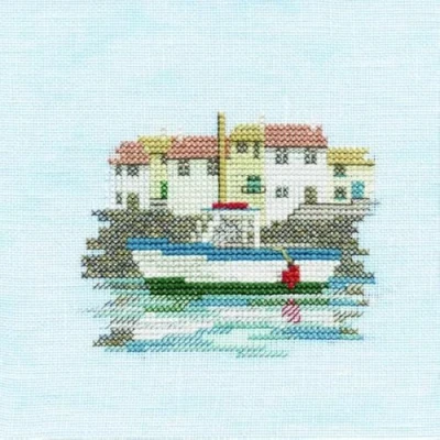 Afbeelding van Bothy Threads borduurpakket harbour MIN3 telpatroon