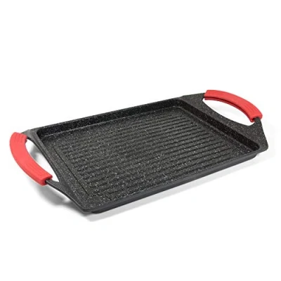 Afbeelding van Moneta Rechthoekig grillrooster, antiaanbaklaag, 45 x 27 cm, per grill ook voor inductie