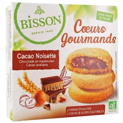 Afbeelding van Bisson Gevulde koejkes hazelnoot choco 180 g