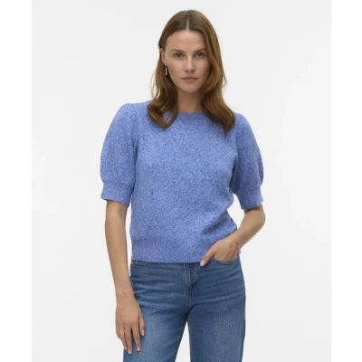 Afbeelding van Vero Moda Vmdoffy 2/4 Oneck GA NOOS Tshirt basic, Dames, Maat: XXL, Surf the web