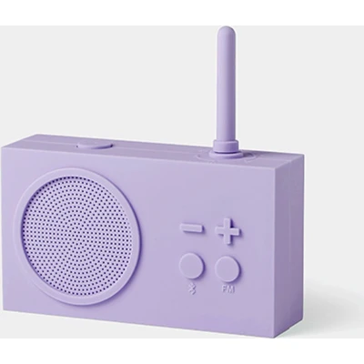 Afbeelding van Lexon Tykho 3 Badkamer Bluetooth Speaker en Radio Lila Paars