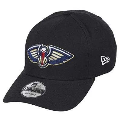 Afbeelding van New Era Orleans Pelicans 9forty Adjustable Snapback Cap Nba Essential Black One Size