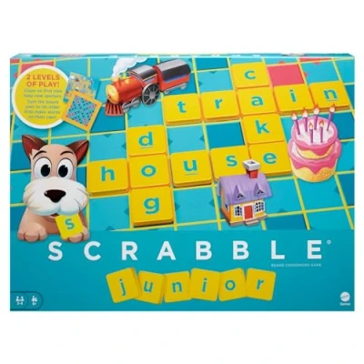Afbeelding van Mattel Games Y9671 Scrabble Junior(Dutch) Woordspel voor Kinderen 5 jaar en ouder