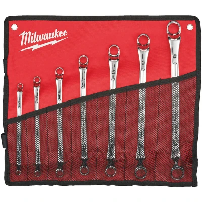 Afbeelding van Milwaukee Dubbele ringsleutelset (7 delig) (6x7, 8x9,10x11, 12x13, 14x15, 16x17, 18x19 mm) 4932492737