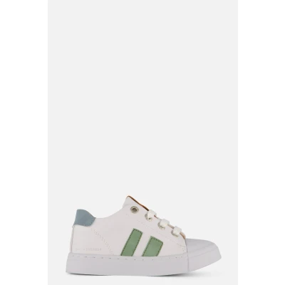 Afbeelding van Veterschoenen Meisjes, jongens white green Leer Shoesme Maat 23