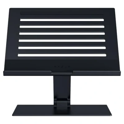 Afbeelding van Razer Verstelbare Laptopstand Ergonomische In Hoogte Laptopstandaard Gebouwd voor Laptops tot 18 inch (In en Kantelbaar, Duurzaam Aluminium, Geventileerd Ontwerp) Zwart