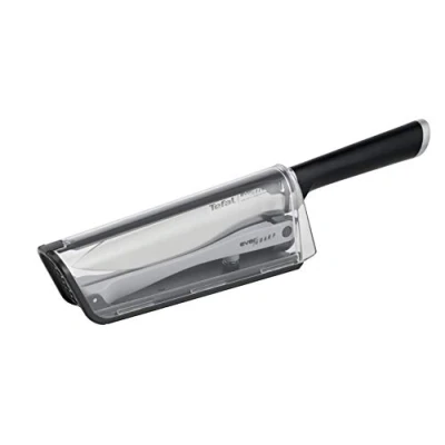 Afbeelding van Tefal Koksmes 16,5 cm, exclusief geïntegreerd slijpen, multifunctioneel keukenmes, Duits roestvrij staal, Ever Sharp K2569104, zilver