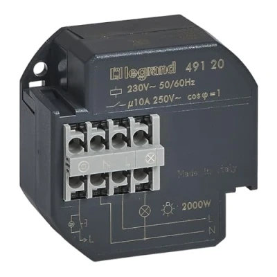 Afbeelding van Legrand 049120 stroomonderbreker, eenpolig, geaccepteerd, 50 mA, 10 AX, 230 V, Hz tot 60