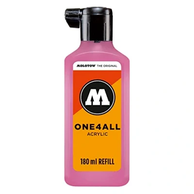 Afbeelding van Molotow ONE4ALL™ 180ml Fuchsia Roze navul Inkt op acrylbasis