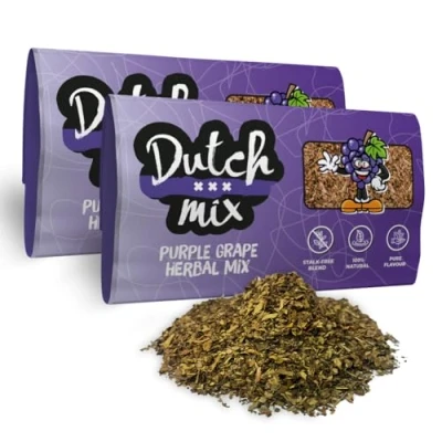 Afbeelding van Dutch Mix Paarse druif Stalkvrij en Natuurlijk 100g Glad kruidenmengsel