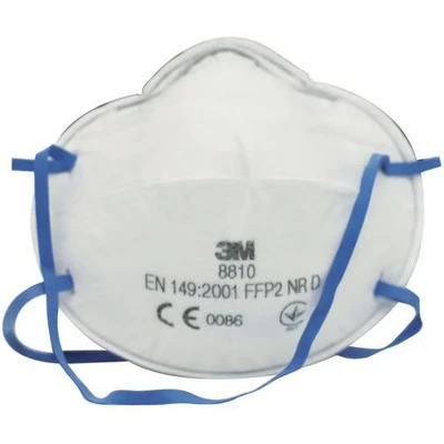 Afbeelding van 3m p2 onderhoudsvrij stofmasker in cupvorm classic 20 stuks