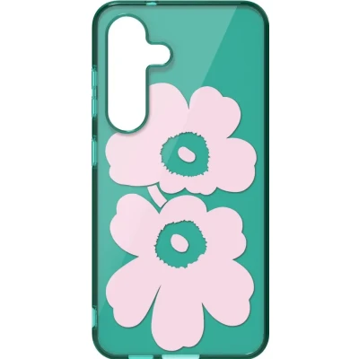 Afbeelding van Samsung Galaxy S25 Hoesje Unikko Hybrid Case Marimekko Roze
