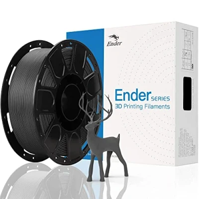 Afbeelding van Creality Official Ender 3D printer filament 1,75 mm PLA filament, 1 kg spoel print materialen voor printers, zwart