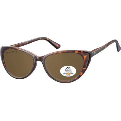 Afbeelding van Zonnebril Montana met bruin gepolariseerd glas turtle